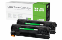 COLORWAY kompatibilní toner pro HP CE285A/ černý/ 2x 1600 stran/ Dual pack