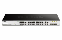 D-Link DGS-1210-24 Smart switch, 24x GbE, 4x RJ45/SFP, fanless