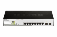 D-Link DGS-1210-10P D-Link DGS-1210-10P, 10-port 10/100/1000 Gigabit PoE Smart Switch including 2x SFP