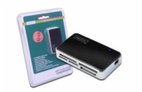 Digitus DA-70322-2 DIGITUS Čtečka karet USB 2.0, All-in-One podporuje T-Flash, včetně kabelu USB A/M na mini USB