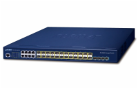 Planet SGS-6310-16S8C4XR Planet SGS-6310-16S8C4XR L3 switch, 24x1Gb SFP, 8x1Gb LAN comb, 4x10Gb SFP+, HW/IP stack, VSF/Clust. switch, 2x power-in