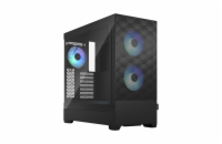 Fractal Design Pop Air RGB TG Clear Tint FD-C-POR1A-06 FRACTAL DESIGN skříň Pop Air RGB Black TG Clear Tint, 2x USB 3.0, bez zdroje, ATX