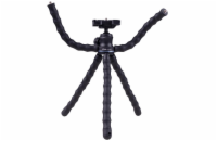 Doerr OCTOPUS Vlogging stativ  (15-28,5 cm, 414 g, max.2kg, kul.hlava, 5 flexi ramen, černý)