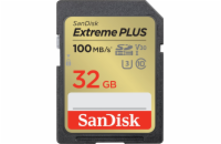 SanDisk SDHC karta 32GB Extreme PLUS (100 MB/s Class 10, UHS-I U3 V30)