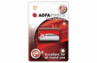AgfaPhoto zinková batéria 9V, blister 1ks 