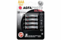 AgfaPhoto Ultra alkalická batéria 1.5V, LR03/AAA, blister 4ks 