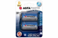 AgfaPhoto Power alkalická batéria 1.5V, LR20/D, blister 2ks 