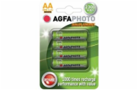AgfaPhoto nabíjacie NiMH batérie 1.2V, AA, 2300mAh, blister 4ks
