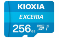 KIOXIA EXCERIA microSDXC UHS-I U1 256 GB LMEX1L256GG2 KIOXIA Exceria microSD card 256GB M203, UHS-I U1 Class 10
