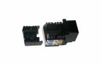 XtendLan Keystone jack RJ45, narážecí, CAT 6, UTP černý