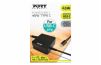 PORT CONNECT napájecí adaptér k notebooku, 45W, USB-C konektor