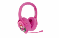 BuddyPhones Cosmos+  dětská bluetooth sluchátka s odnímatelným mikrofonem, růžová