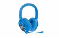 BuddyPhones Cosmos+  dětská bluetooth sluchátka s odnímatelným mikrofonem, světle modrá