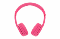 BuddyPhones Play+  dětská bluetooth sluchátka s mikrofonem, růžová