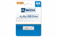 64GB USB Flash 2.0 MyAlu stříbrný, MyMedia