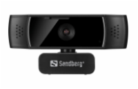 Sandberg Webová kamera, USB Webcam Autofocus DualMic