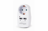 Gembird nabíjačka do steny prechodná, 2 x USB, 2.1A, biela