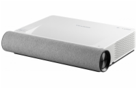 ViewSonic X2000L-4K/DLP laser/ ultraShortThrow/2000 ANSI/3000000:1/Repro/AV/2xHDMI/2xUSB/RJ45/WiFi/phone control/bílý