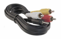 Kabel TIPA JACK 3.5 stereo 4pin/3xCINCH 1,5m