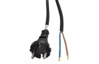 Solight flexo kabel, 10m, 2 x 1.5mm2, gumová H05RR-F2, černá