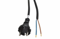 Solight flexo šňůra, 10m, 2 x 1.5mm2, gumová H05RR-F2, černá - PF60