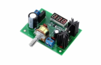 Napájecí modul, stabilizovaný zdroj s LM317 a voltmetrem