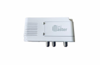 Anténní zesilovač Emme Esse 82779G Minimaster, 1x VHF+UHF, 1x UHF, 34 dB, 5G LTE filtr, domovní