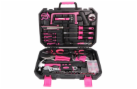 Sada nářadí SIXTOL SX3027 HOME PINK 128 128ks