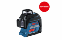 BOSCH GLL 3-80, čárový laser, až 30 m, s přijímačem až 120 m