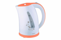 Orava VK-3417 P rychlovarná konvice, 2000 W, 1.7 l, automatické vypnutí, bílá / oranžová