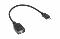 Redukce USB zdířka A - micro USB konektor 20cm