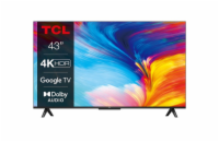 TCL 43P635 TV SMART Google TV LED/109cm/4K UHD/2300 PPI/50Hz/Direct LED/HDR10/DVB-T/T2/C/S/S2/VESA