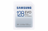 Samsung paměťová karta 128GB EVO Plus SDXC CL10, U3, V30 (čtení až 130MB/s)