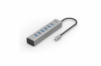 i-tec USB-C nabíjecí HUB Metal/ 7 portů/ USB-A 3.2 Gen 1/ kovový