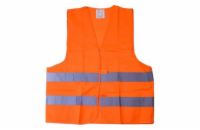 Reflexní výstražná vesta oranžová COMPASS 01511