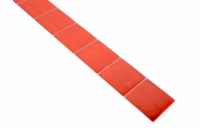 Reflexní páska samolepící dělená 1m x 5cm červená COMPASS 01546