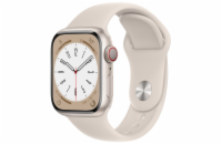 Apple Watch S8 Cell/41mm/Starlight/Sport Band/Starlight
