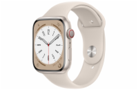 Apple Watch S8 Cell/45mm/Starlight/Sport Band/Starlight