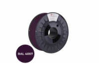 C-TECH Tisková struna (filament) PREMIUM LINE, PETG, purpurová fialková, RAL4007, 1,75mm, 1kg