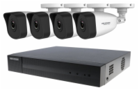 HIKVISION HiWatch KIT bullet/ 4Mpix/ 1x NVR HWN-2104MH-4P(C)/ 4x IP kamera HWI-B140H(C)/ POE+/ HDMI/ VGA/ LAN/ SATA