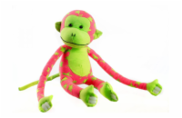 Dětská plyšová opička TEDDIES 45cm zelená
