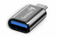 Genius ACC-C2A GENIUS ACC-C2A redukce z USB-C na USB-A, kovově šedá