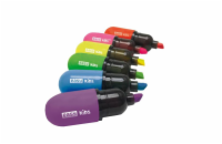 Zvýrazňovač EASY Flash Mini 6ks