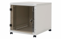 19" kontejner.rack 12U, hl.900mm,nosn.200kg šedý