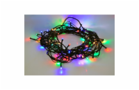 Solight LED venkovní vánoční řetěz, 200 LED, 20m, přívod 5m,  8 funkcí, časovač, IP44, vícebarevný - 1V102-M