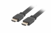 Lanberg CA-HDMI-21CU-0030-BK LANBERG HDMI M/M 2.0 kabel 3M 4K černý plochý