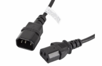 LANBERG IEC 320 C13 na C14 kabel 1.8M černý  