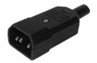 Síťová vidlice IEC60320 230V na kabel