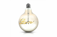 Žárovka Filament LED E27 5W G125 bílá teplá V-TAC VT-2205 Smoky Glass