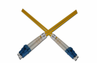 Optický patchkabel duplexní, LC-LC 9/125um SM, 50m, OS2